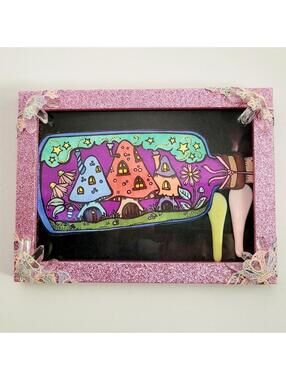 'Mushrooms in a bottle'